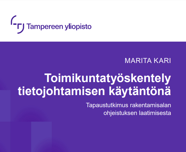 Kansikuva Tampereen yliopiston väitöskirjasta